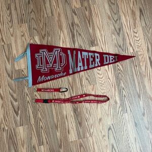 Mater Dei Key Strap – Lanyard – Collegiate Vintage Pennant - NWOT